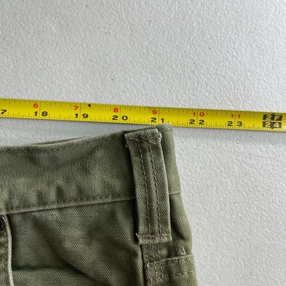 CRAFTSMAN Shorts Men's 42 Work Cargo Pockets Heavy Duty Rugged Canvas Green - Picture 9 of 11